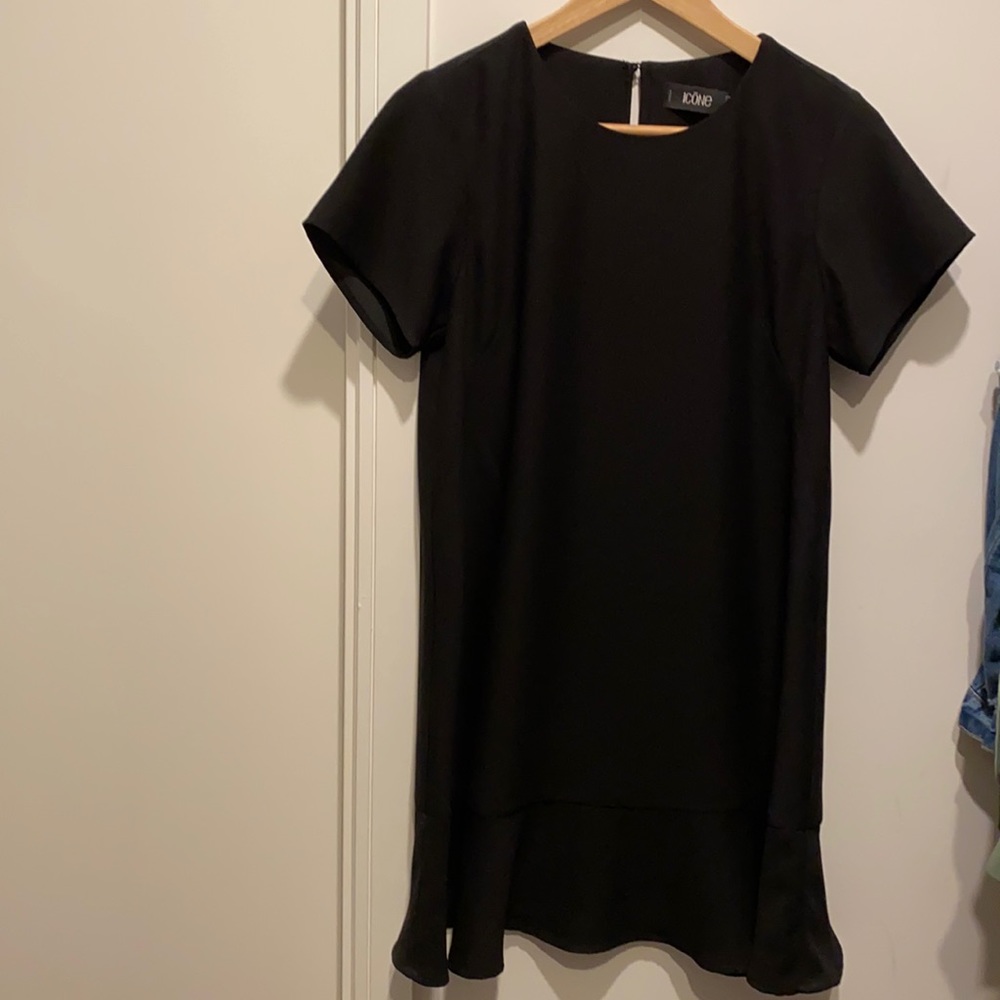 Simons ICONE black dress